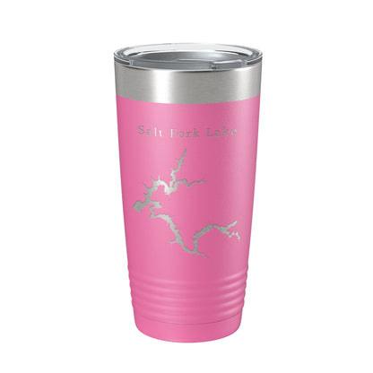 Salt Fork Lake Map Tumbler Travel Mug Insulated Laser Engraved Coffee Cup Ohio 20 oz-11