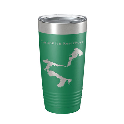 Lahontan Reservoir Tumbler Lake Map Travel Mug Insulated Laser Engraved Coffee Cup Nevada 20 oz-9