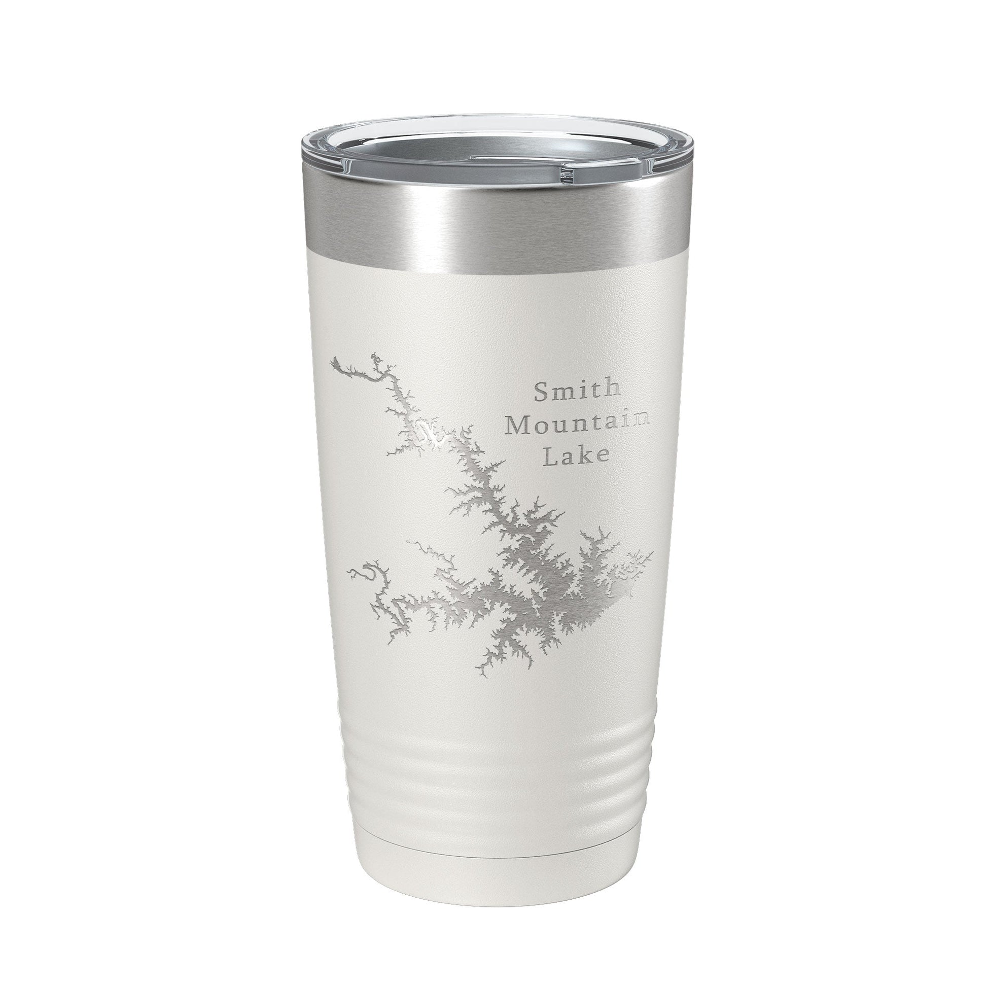 Smith Mountain Lake Map Tumbler Travel Mug Insulated Laser Engraved Coffee Cup Virginia 20 oz-1