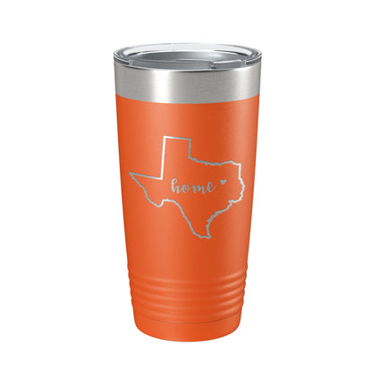 Texas Tumbler Home State Travel Mug Insulated Laser Engraved Map Coffee Cup 20 oz-4