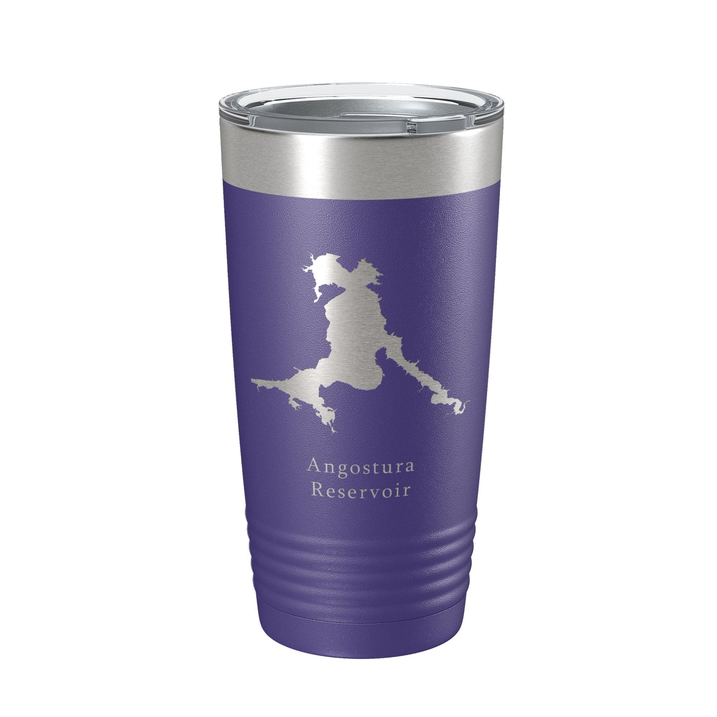 Angostura Reservoir Tumbler Lake Map Travel Mug Insulated Laser Engraved Coffee Cup South Dakota 20 oz-15