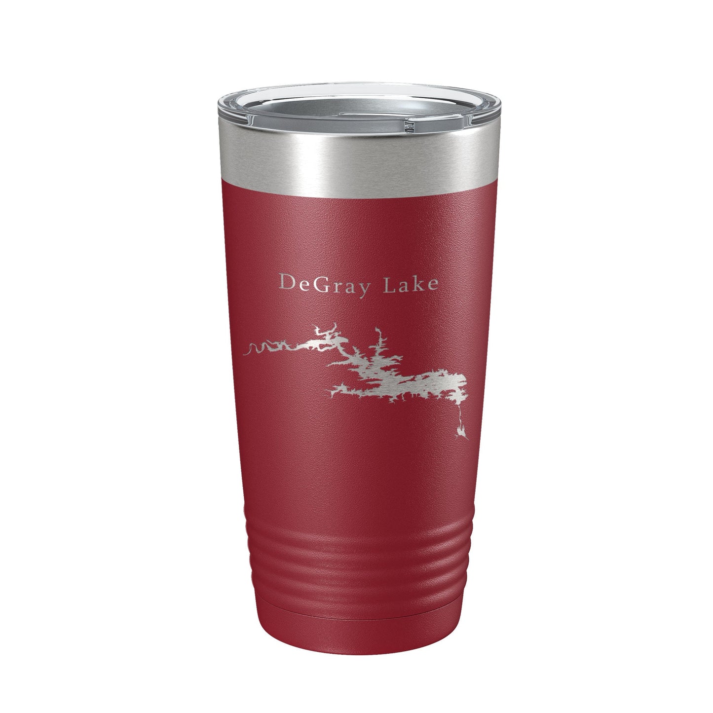 DeGray Lake Map Tumbler Travel Mug Insulated Laser Engraved Coffee Cup Arkansas 20 oz-18