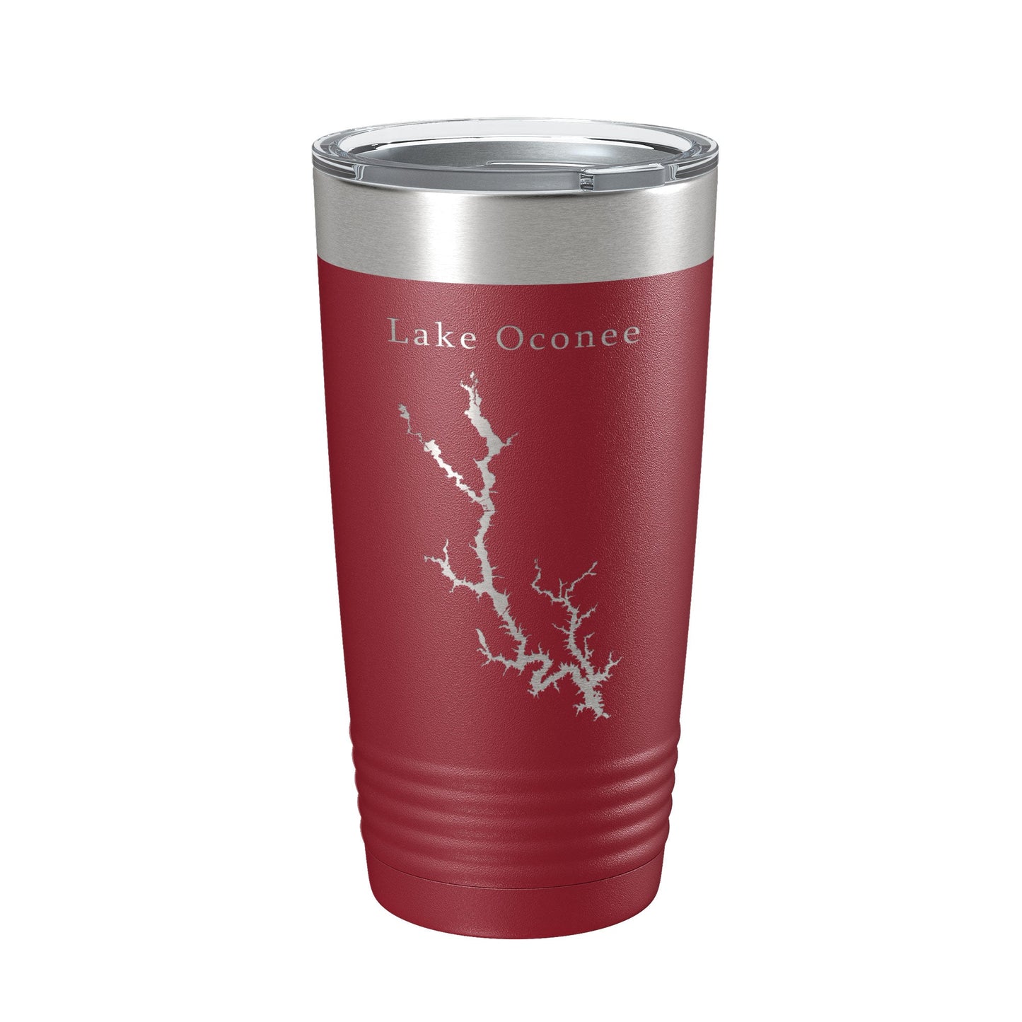 Lake Oconee Map Tumbler Travel Mug Insulated Laser Engraved Coffee Cup Georgia 20 oz-18