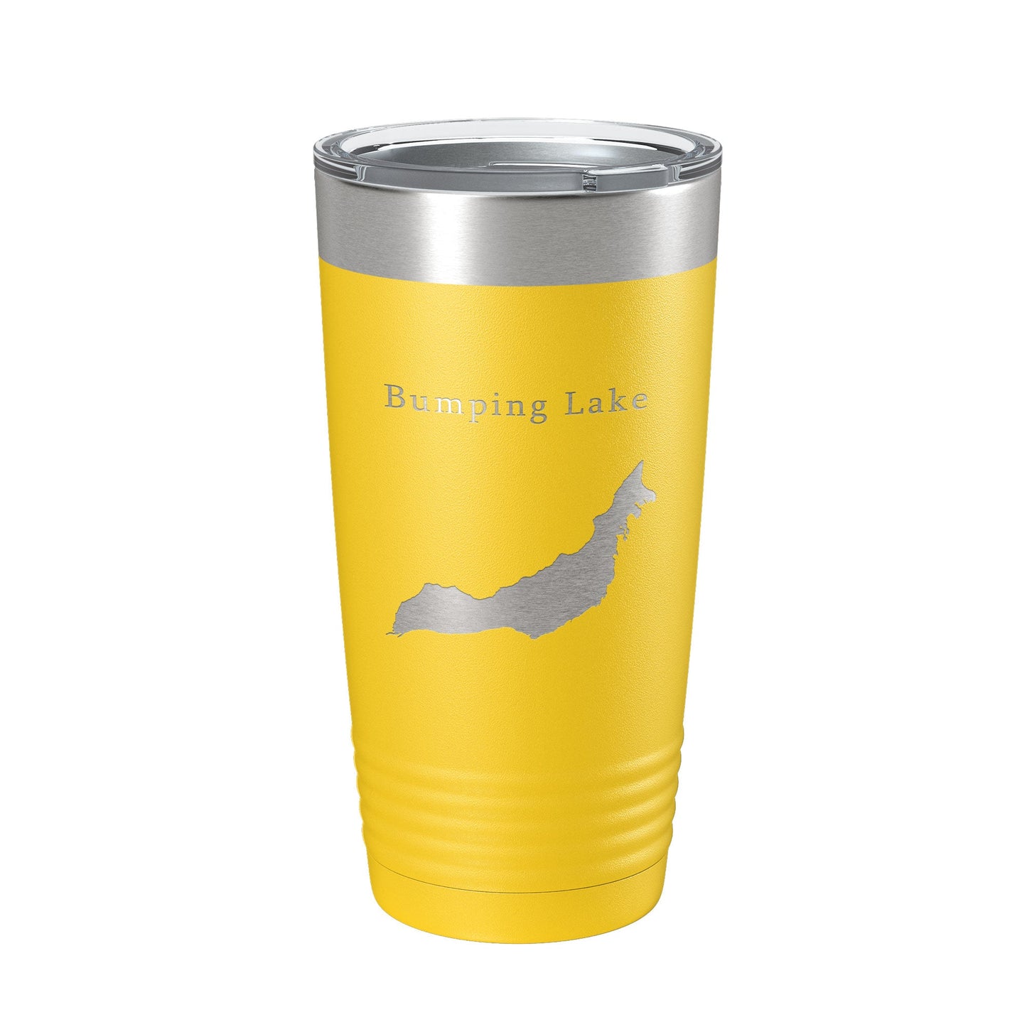 Bumping Lake Map Tumbler Travel Mug Insulated Laser Engraved Coffee Cup Washington 20 oz-19