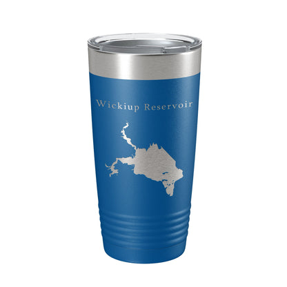 Wickiup Reservoir Tumbler Lake Map Travel Mug Insulated Laser Engraved Coffee Cup Oregon 20 oz-6