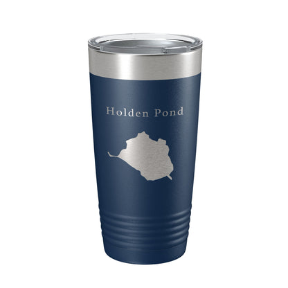 Holden Pond Tumbler Lake Map Travel Mug Insulated Laser Engraved Coffee Cup Florida 20 oz-2