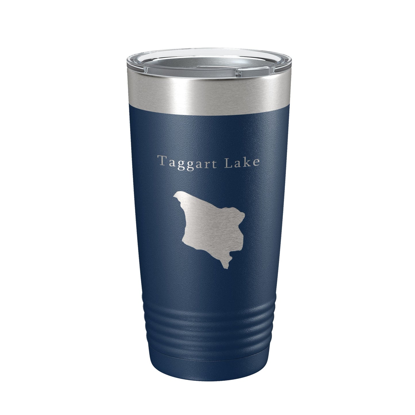 Taggart Lake Map Tumbler Travel Mug Insulated Laser Engraved Coffee Cup Wyoming 20 oz-2