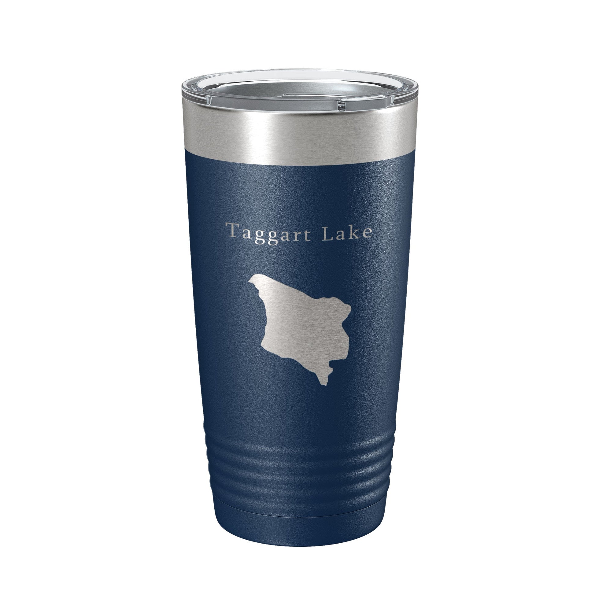 Taggart Lake Map Tumbler Travel Mug Insulated Laser Engraved Coffee Cup Wyoming 20 oz-2