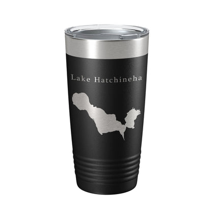 Lake Hatchineha Map Tumbler Travel Mug Insulated Laser Engraved Coffee Cup Florida 20 oz-0