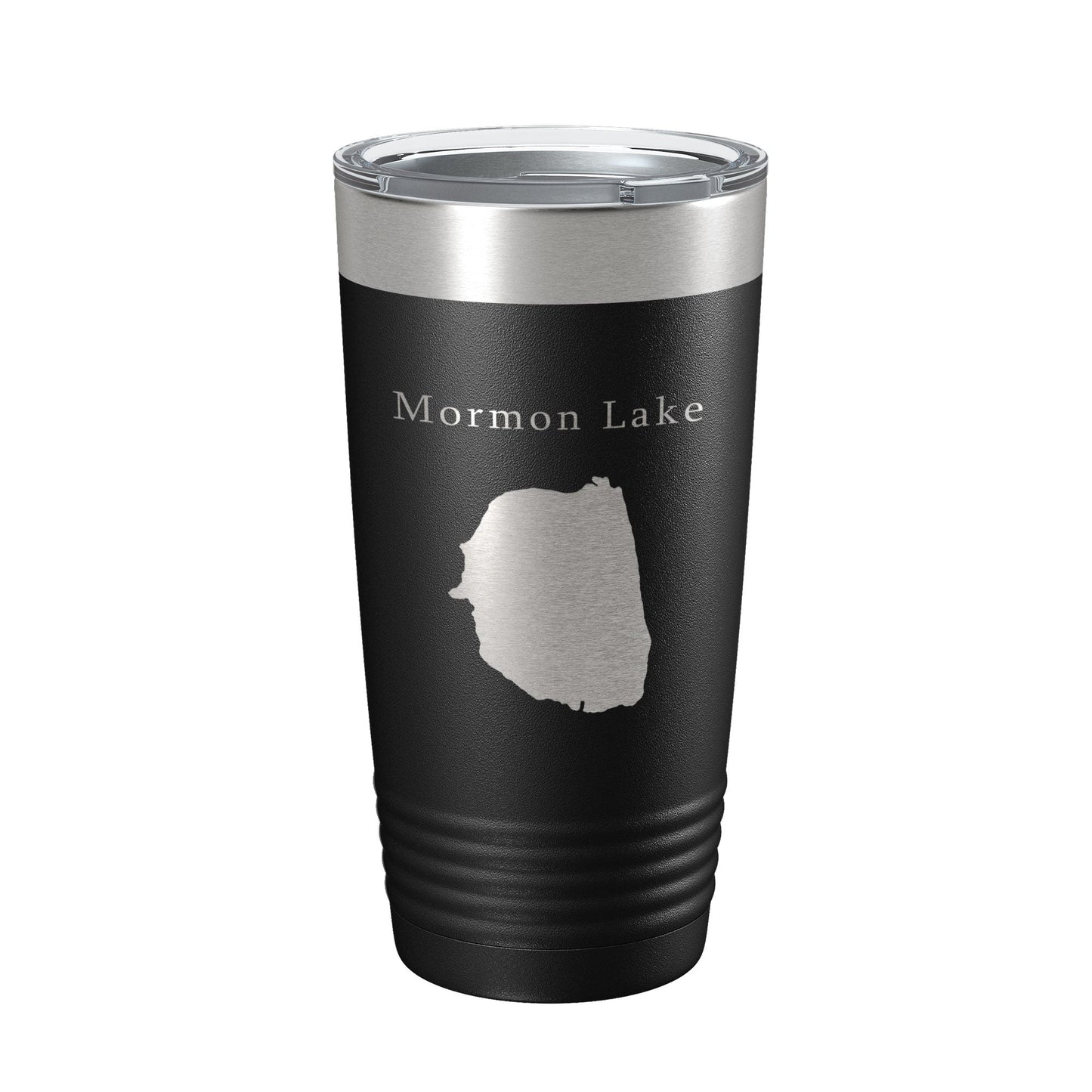 Mormon Lake Map Tumbler Travel Mug Insulated Laser Engraved Coffee Cup Arizona 20 oz-0