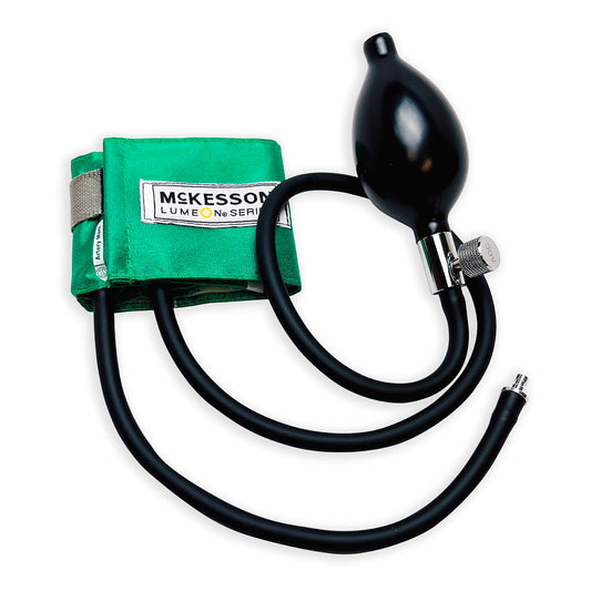 Reusable Blood Pressure Cuff and Bulb McKesson LUMEON™ 13.9 to 19.5 cm Arm Nylon Cuff Child Cuff
