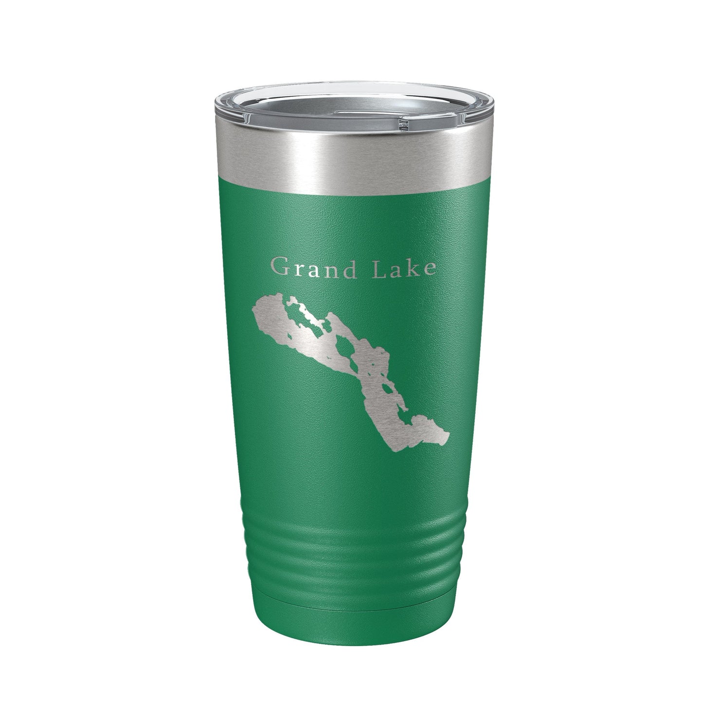 Grand Lake Map Tumbler Travel Mug Insulated Laser Engraved Coffee Cup Michigan 20 oz-9