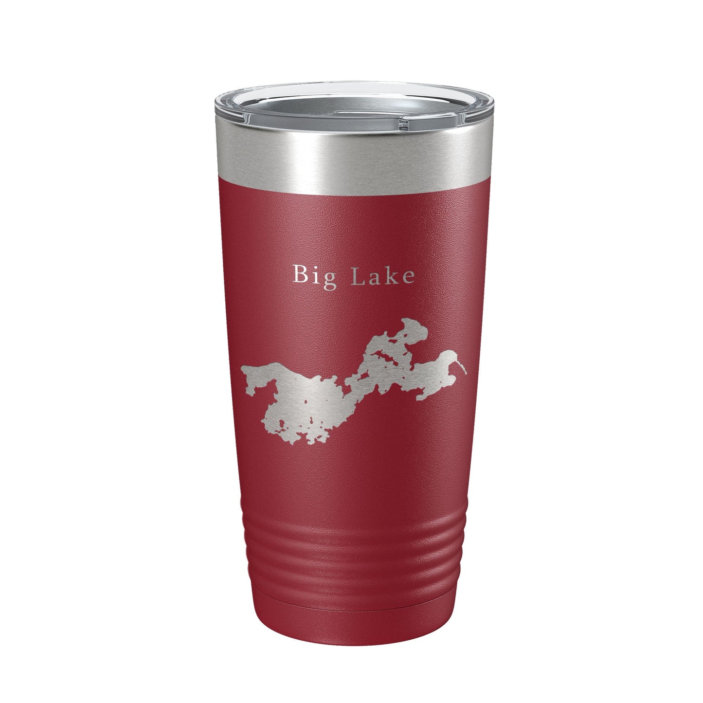 Big Lake Map Tumbler Travel Mug Insulated Laser Engraved Coffee Cup Alaska 20 oz-18