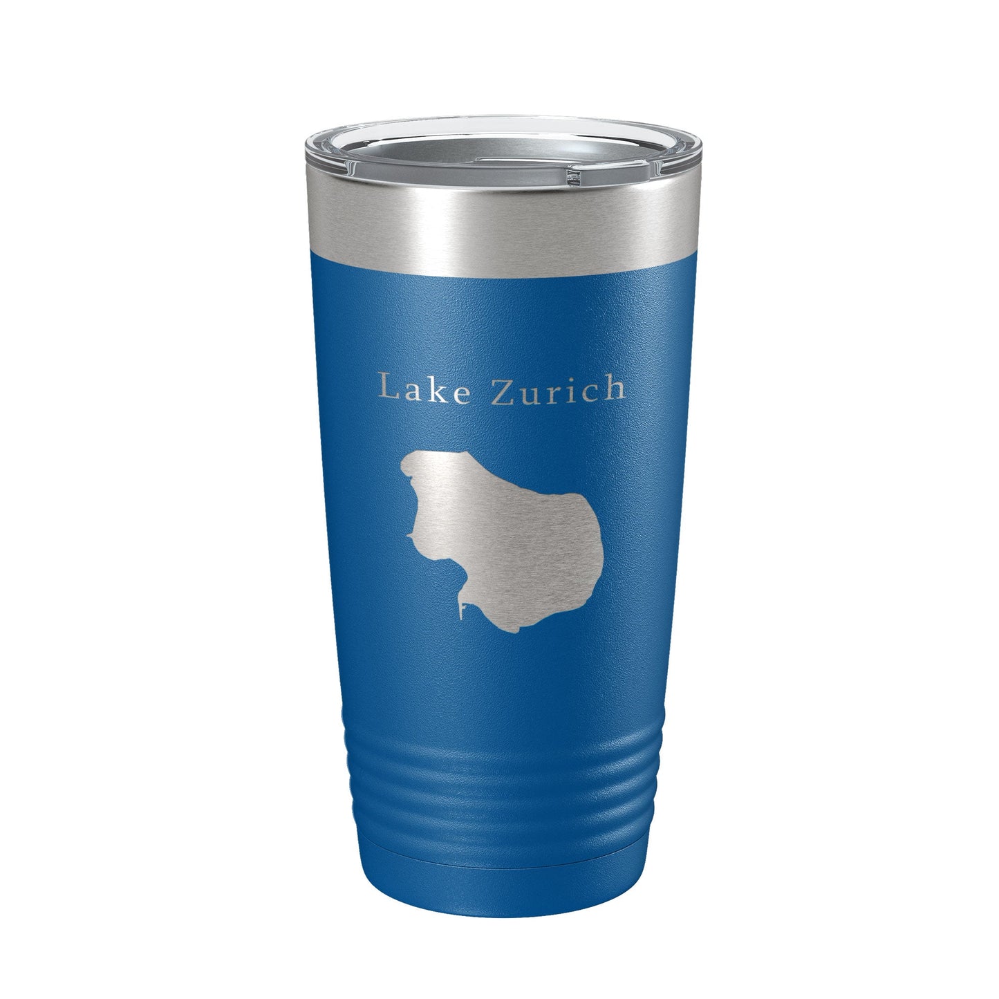 Lake Zurich Map Tumbler Travel Mug Insulated Laser Engraved Coffee Cup Illinois 20 oz-6