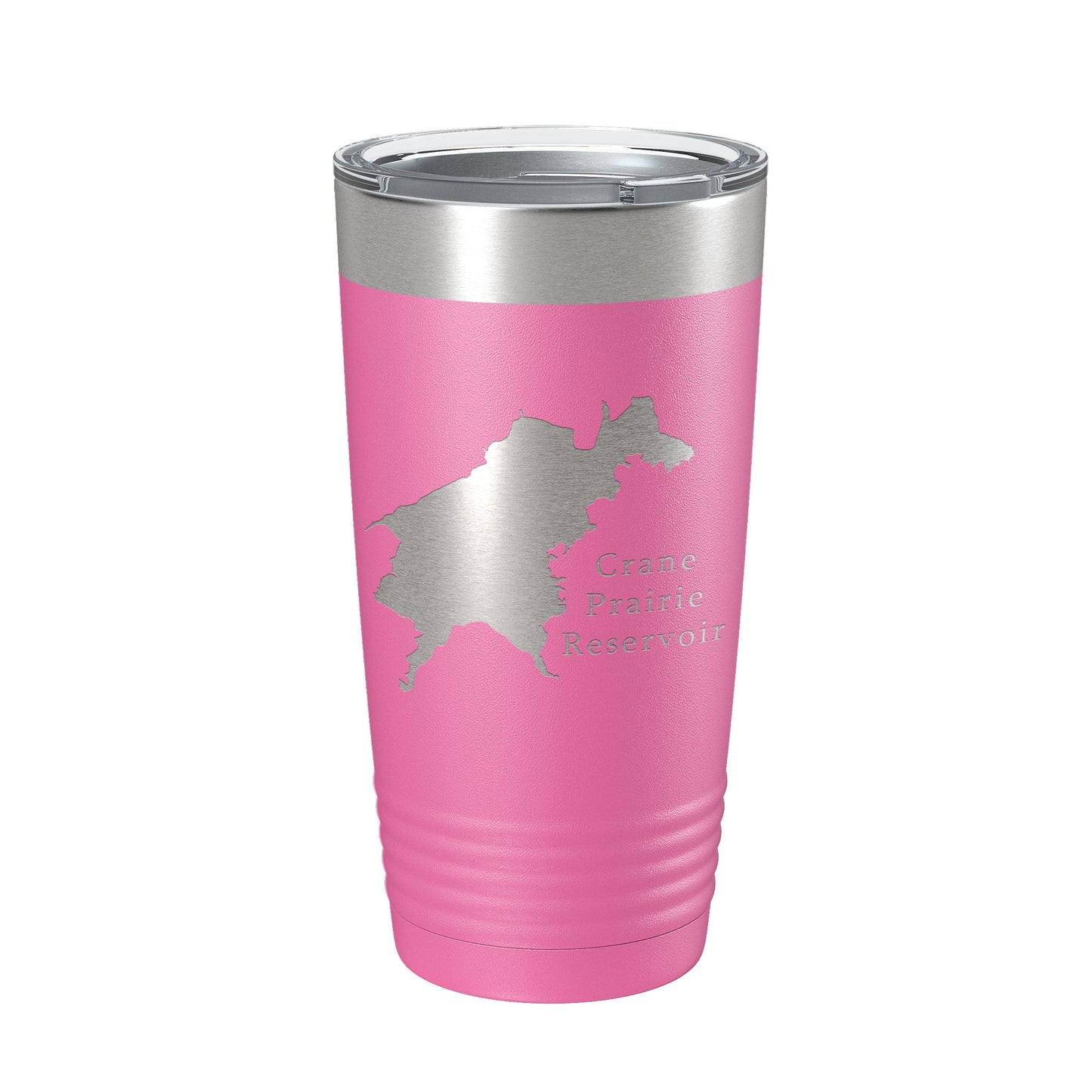Crane Prairie Reservoir Tumbler Lake Map Travel Mug Insulated Laser Engraved Coffee Cup Oregon 20 oz-11