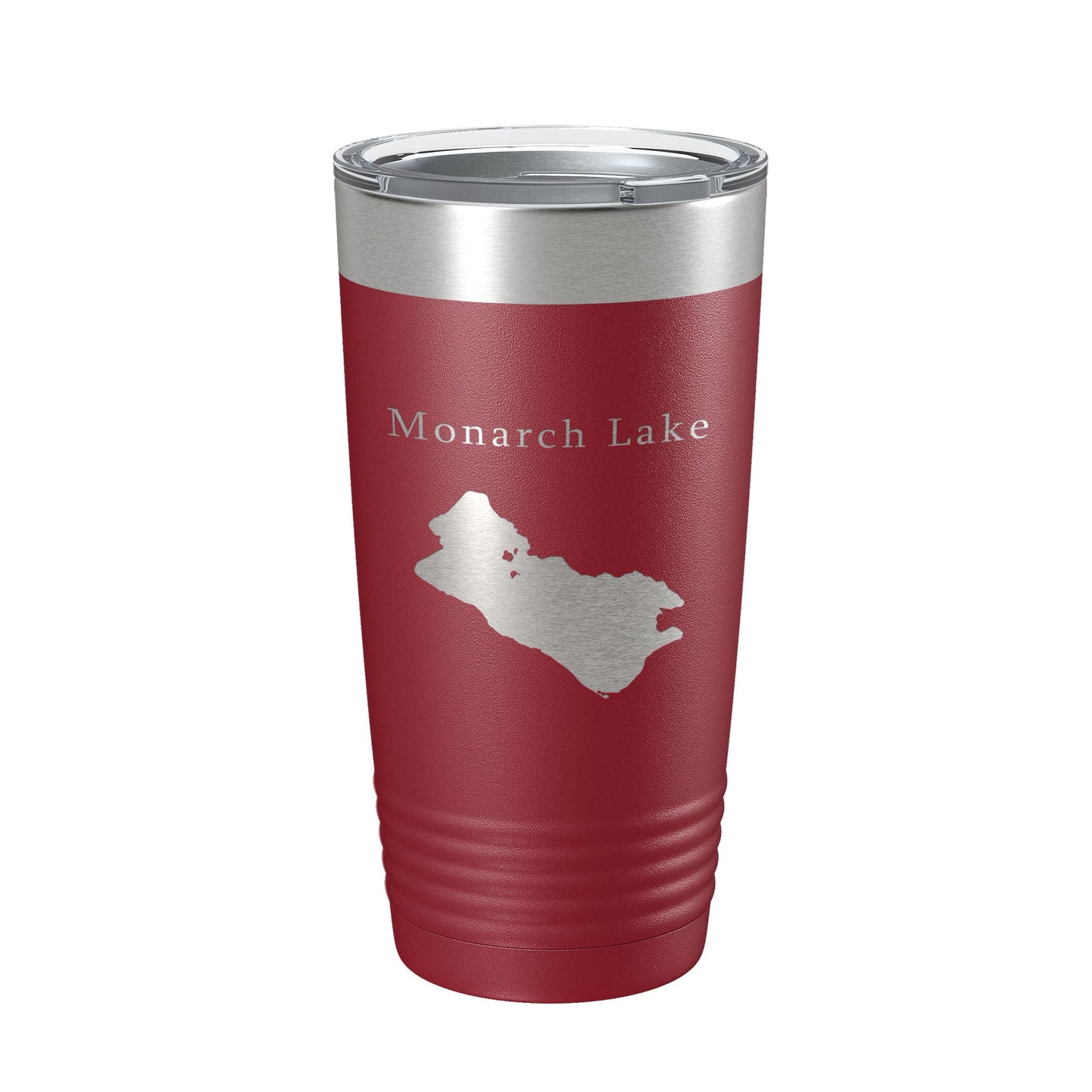Monarch Lake Map Tumbler Travel Mug Insulated Laser Engraved Coffee Cup Colorado 20 oz-18