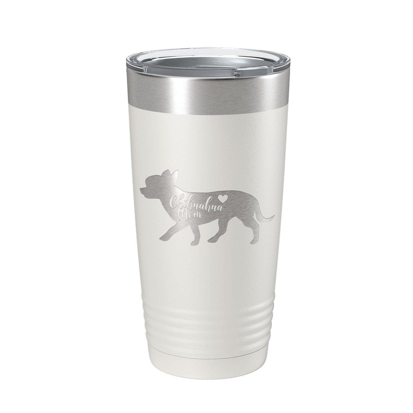 Chihuahua Mom Tumbler Dog Travel Mug Gift Insulated Laser Engraved Coffee Cup 20 oz-7