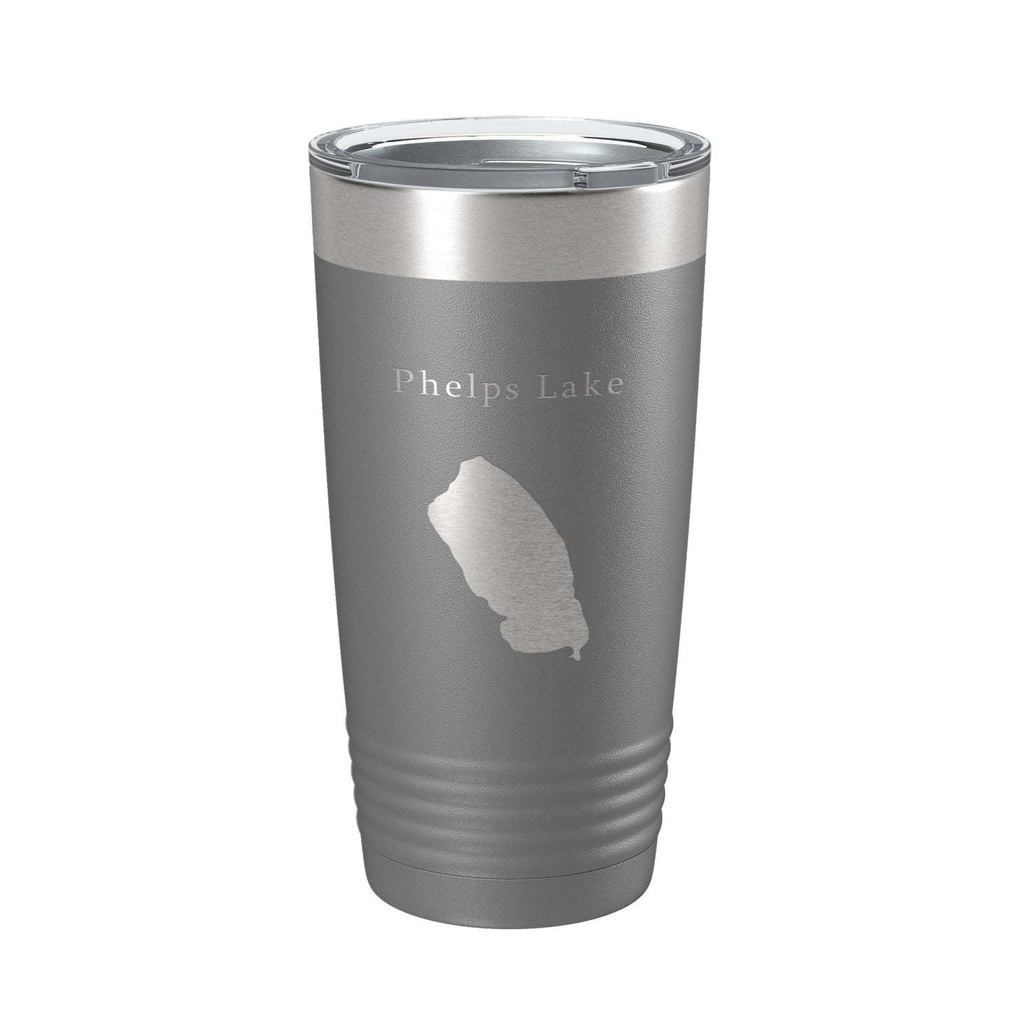 Phelps Lake Map Tumbler Travel Mug Insulated Laser Engraved Coffee Cup Wyoming 20 oz-16