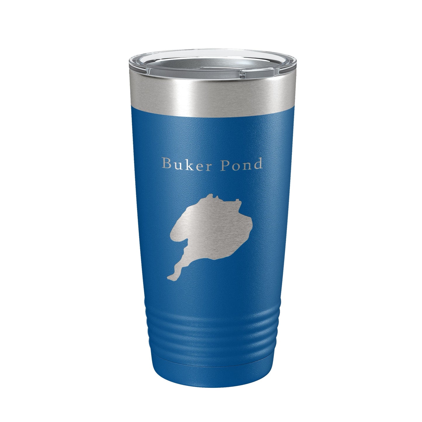Buker Pond Tumbler Lake Map Travel Mug Insulated Laser Engraved Coffee Cup Maine 20 oz-6