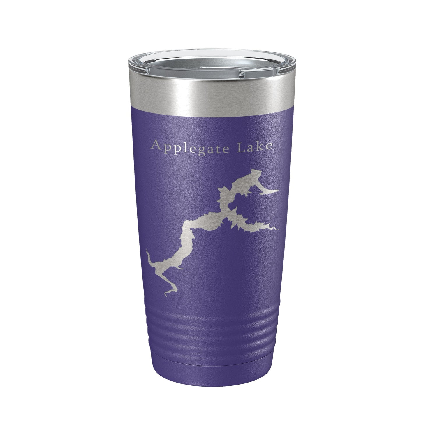 Applegate Lake Map Tumbler Travel Mug Insulated Laser Engraved Coffee Cup Oregon 20 oz-15