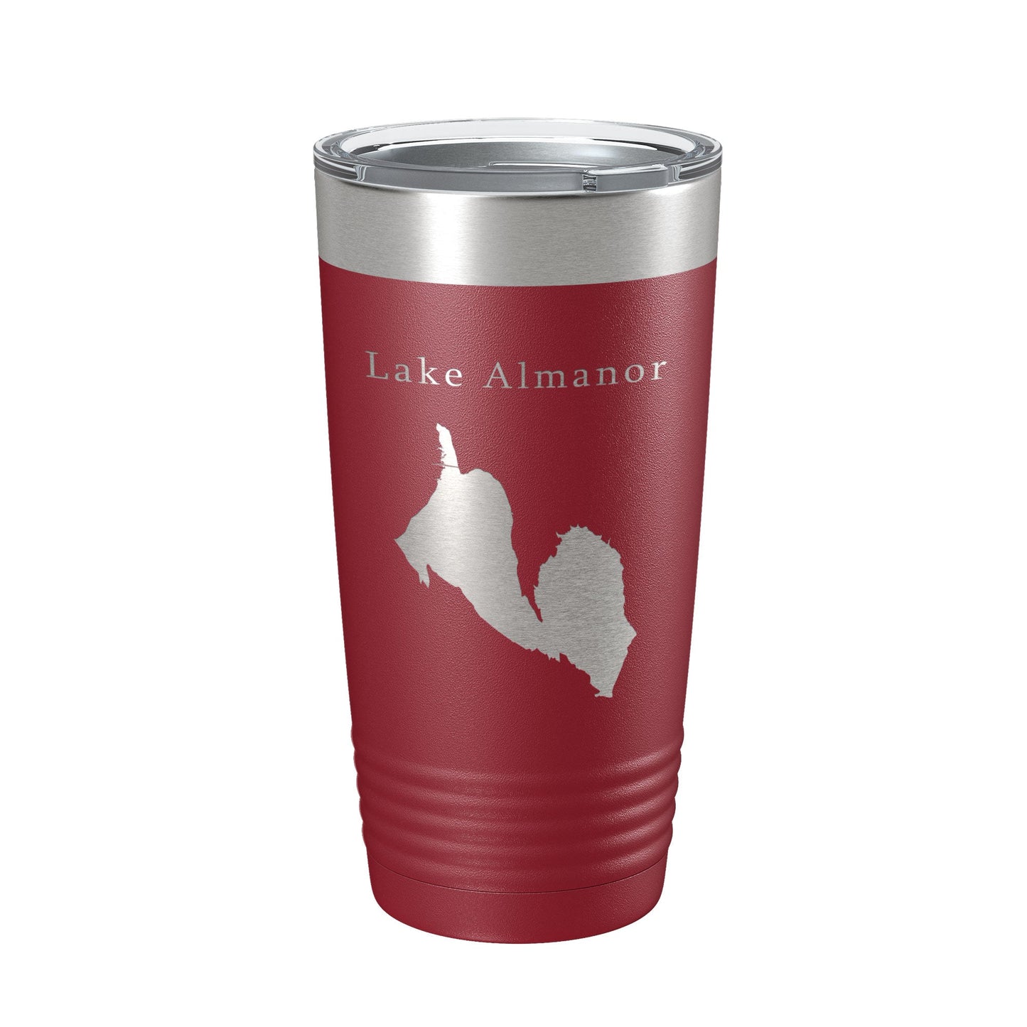 Lake Almanor Map Tumbler Travel Mug Insulated Laser Engraved Coffee Cup California 20 oz-18