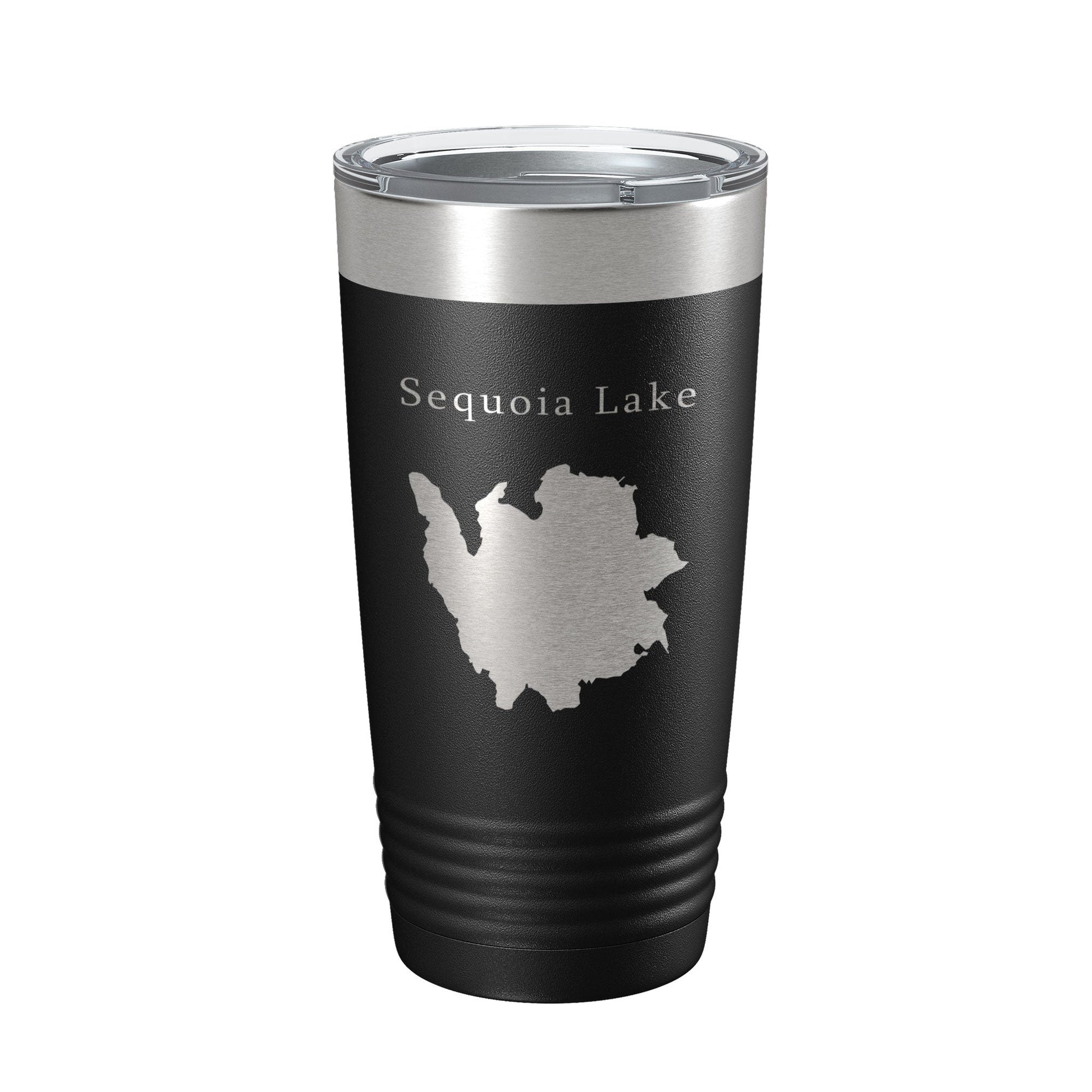 Sequoia Lake Map Tumbler Travel Mug Insulated Laser Engraved Coffee Cup California 20 oz-5