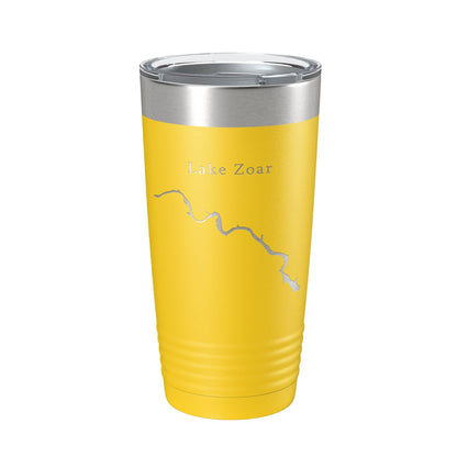 Lake Zoar Map Tumbler Travel Mug Insulated Laser Engraved Coffee Cup Housatonic River Connecticut 20 oz-19