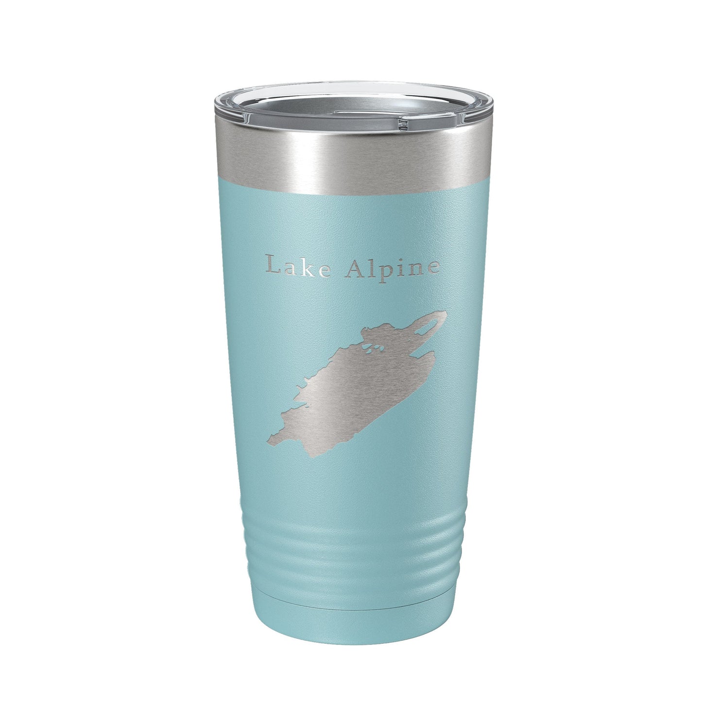 Lake Alpine Map Tumbler Travel Mug Insulated Laser Engraved Coffee Cup California 20 oz-13
