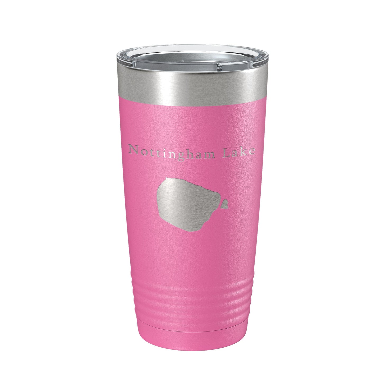 Nottingham Lake Map Tumbler Travel Mug Insulated Laser Engraved Coffee Cup Colorado 20 oz-11