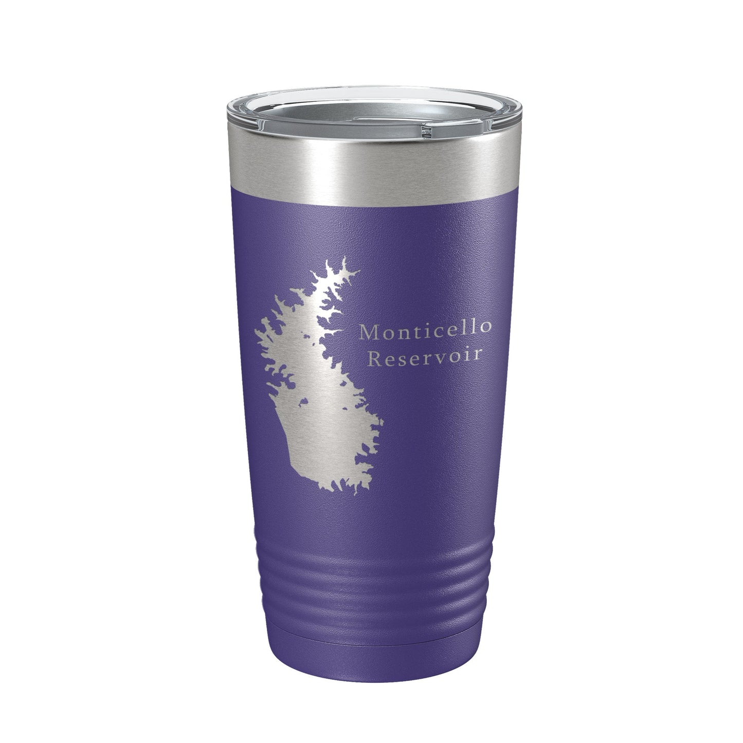 Monticello Reservoir Tumbler Lake Map Travel Mug Insulated Laser Engraved Coffee Cup South Carolina 20 oz-15