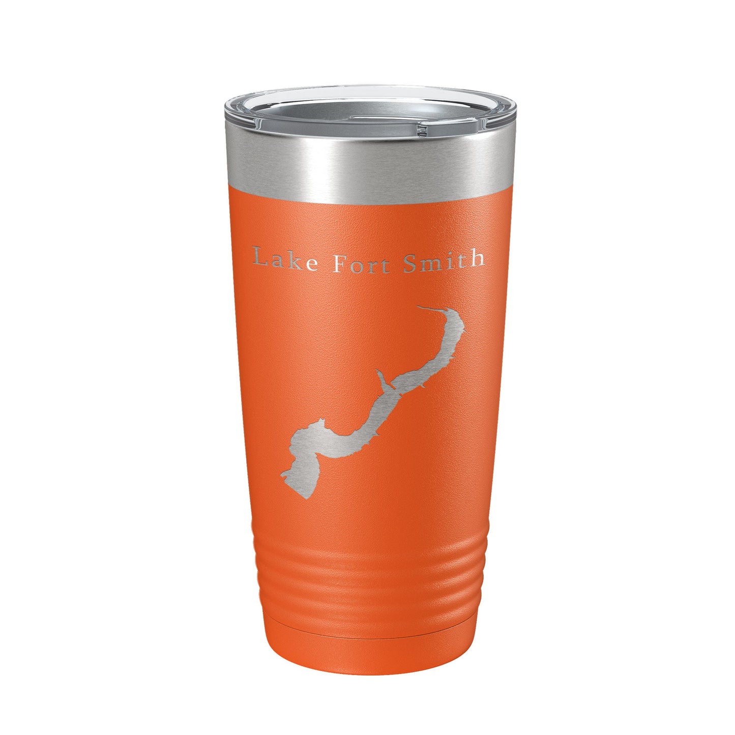 Lake Fort Smith Map Tumbler Travel Mug Insulated Laser Engraved Coffee Cup Arkansas 20 oz-17