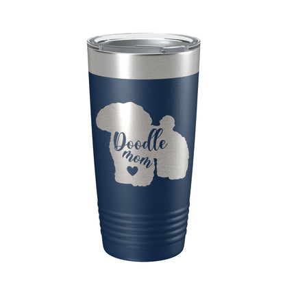 Doodle Mom Tumbler Dog Travel Mug Gift Insulated Laser Engraved Coffee Cup 20 oz-8