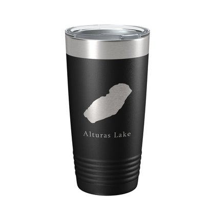 Alturas Lake Map Tumbler Travel Mug Insulated Laser Engraved Coffee Cup Idaho 20 oz-5
