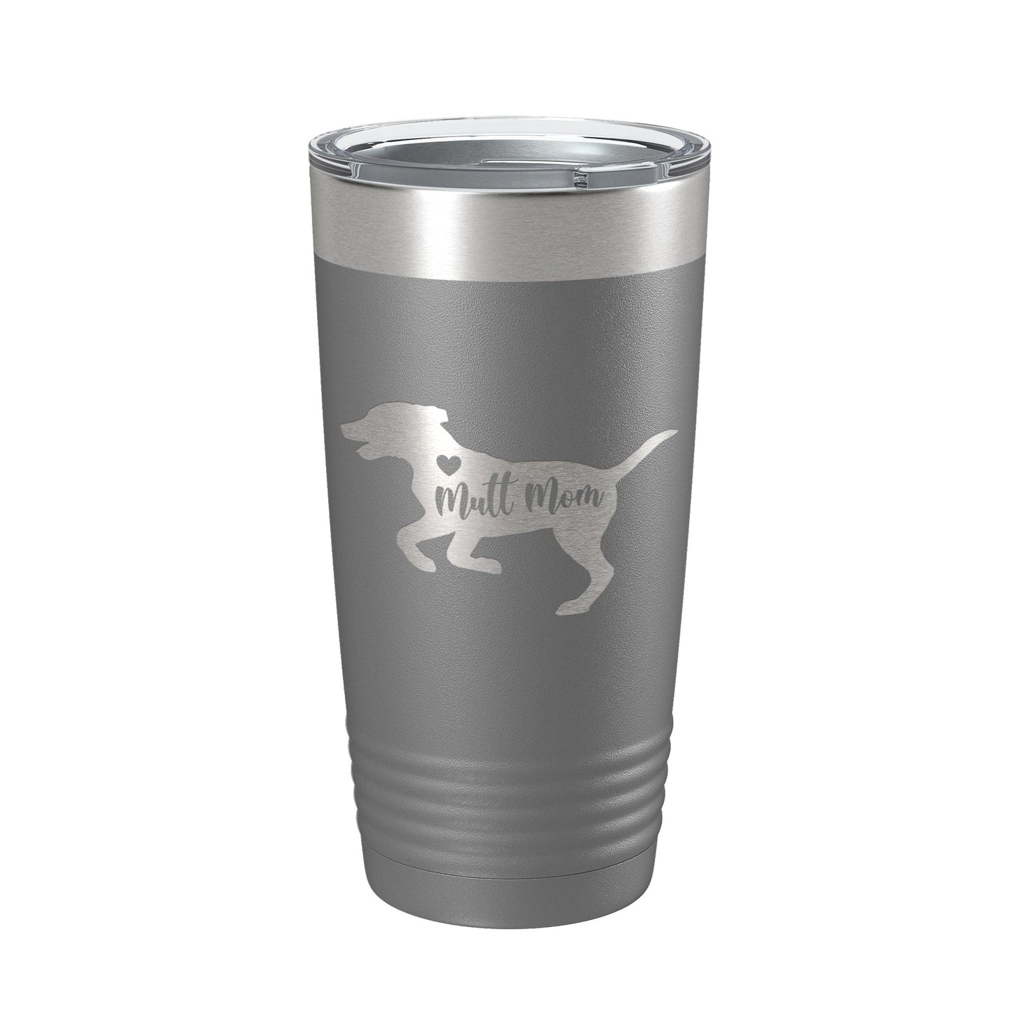 Mutt Mom Tumbler Dog Travel Mug Gift Insulated Laser Engraved Coffee Cup 20 oz-16