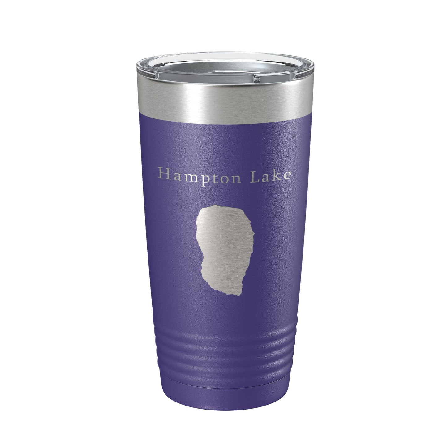Hampton Lake Map Tumbler Travel Mug Insulated Laser Engraved Coffee Cup Florida 20 oz-15