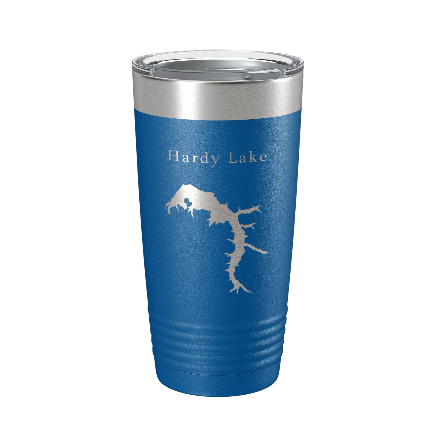 Hardy Lake Map Tumbler Travel Mug Insulated Laser Engraved Coffee Cup Indiana 20 oz-6