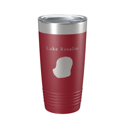 Lake Rosalie Map Tumbler Travel Mug Insulated Laser Engraved Coffee Cup Florida 20 oz-18