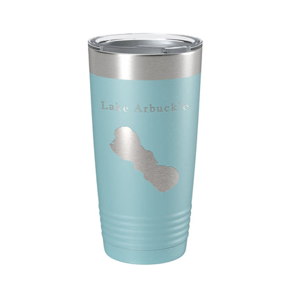 Lake Arbuckle Map Tumbler Travel Mug Insulated Laser Engraved Coffee Cup Florida 20 oz-13