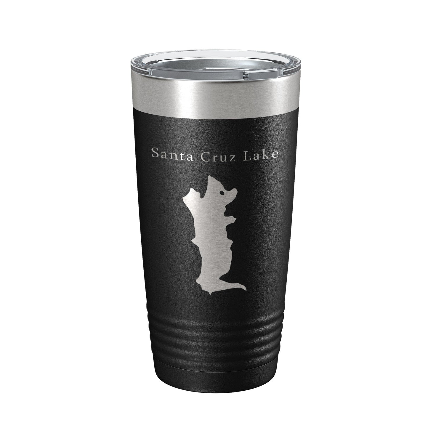 Santa Cruz Lake Map Tumbler Travel Mug Insulated Laser Engraved Coffee Cup New Mexico 20 oz-5
