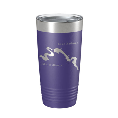 Lakes Redman & Williams Map Tumbler Travel Mug Insulated Laser Engraved Coffee Cup Pennsylvania 20 oz-15
