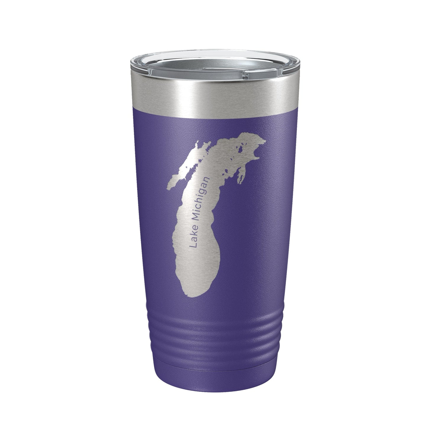 Lake Michigan Map Tumbler Travel Mug Insulated Laser Engraved Coffee Cup Illinois Wisconsin Indiana Michigan 20 oz-15