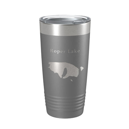 Roper Lake Map Tumbler Travel Mug Insulated Laser Engraved Coffee Cup Arizona 20 oz-16