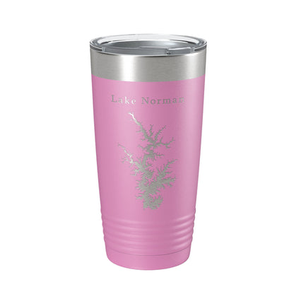 Lake Norman Map Tumbler Travel Mug Insulated Laser Engraved Coffee Cup North Carolina 20 oz-14