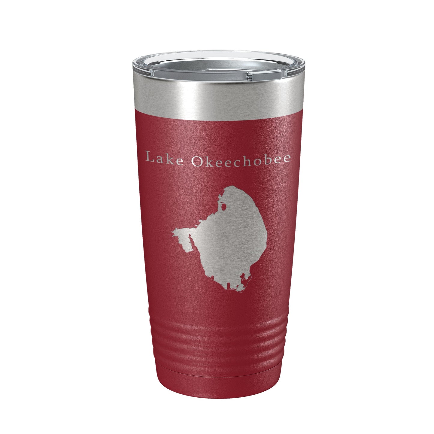 Lake Okeechobee Map Tumbler Travel Mug Insulated Laser Engraved Coffee Cup Florida 20 oz-18