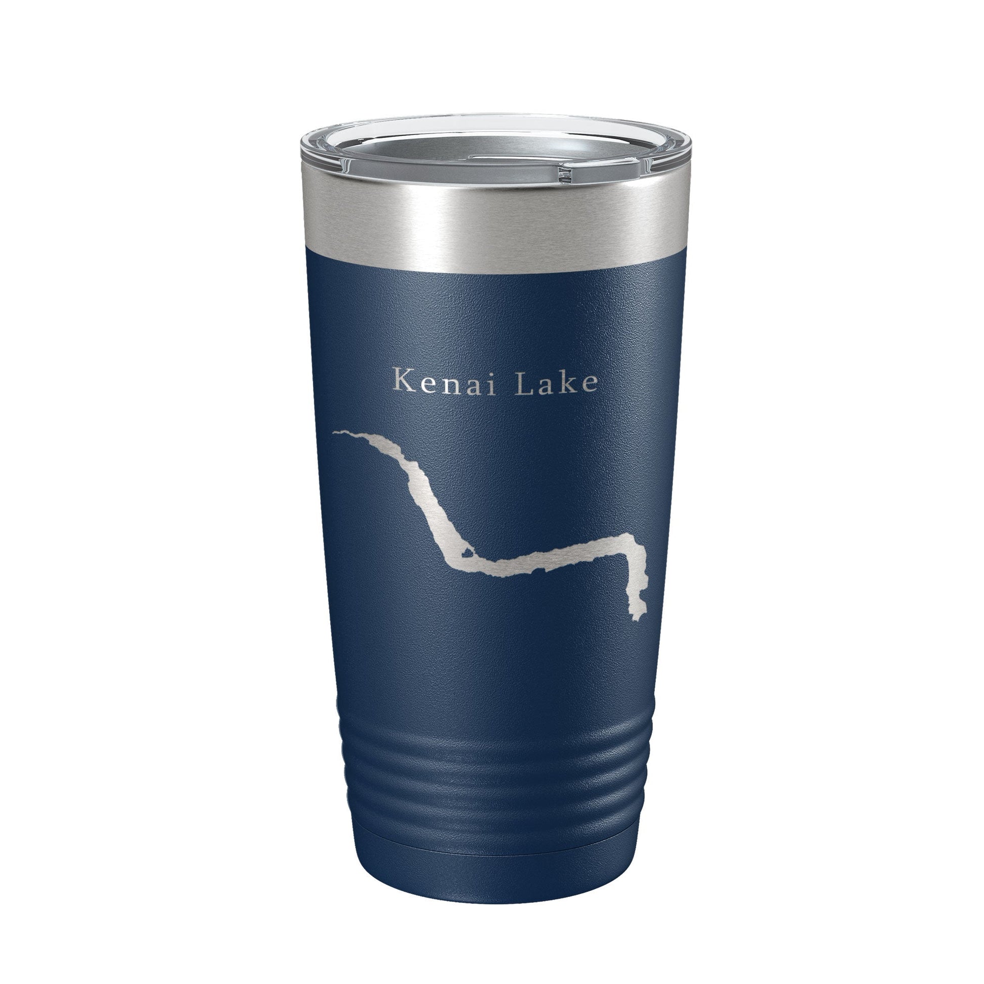 Kenai Lake Map Tumbler Travel Mug Insulated Laser Engraved Coffee Cup Alaska 20 oz-2