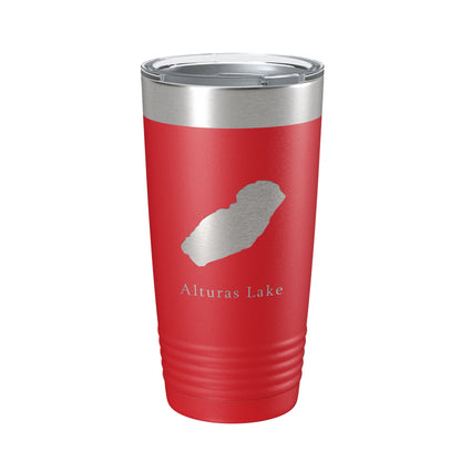 Alturas Lake Map Tumbler Travel Mug Insulated Laser Engraved Coffee Cup Idaho 20 oz-10