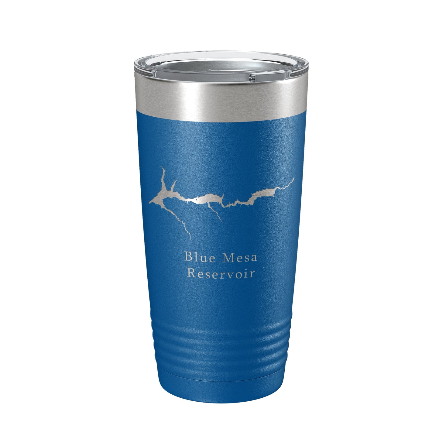 Blue Mesa Reservoir Tumbler Lake Map Travel Mug Insulated Laser Engraved Coffee Cup Colorado 20 oz-6