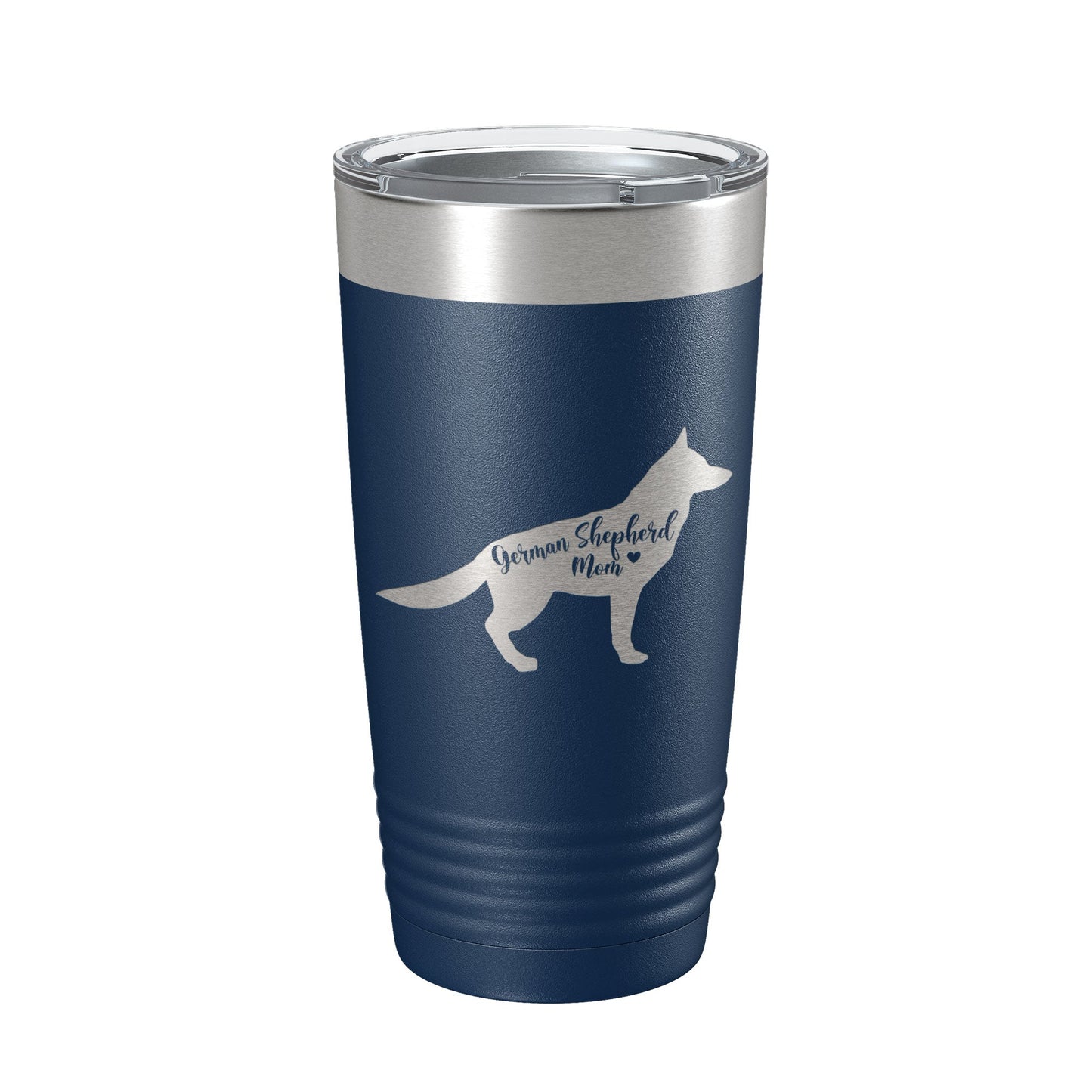 German Shepherd Mom Tumbler Dog Travel Mug Gift Insulated Laser Engraved Coffee Cup 20 oz-8