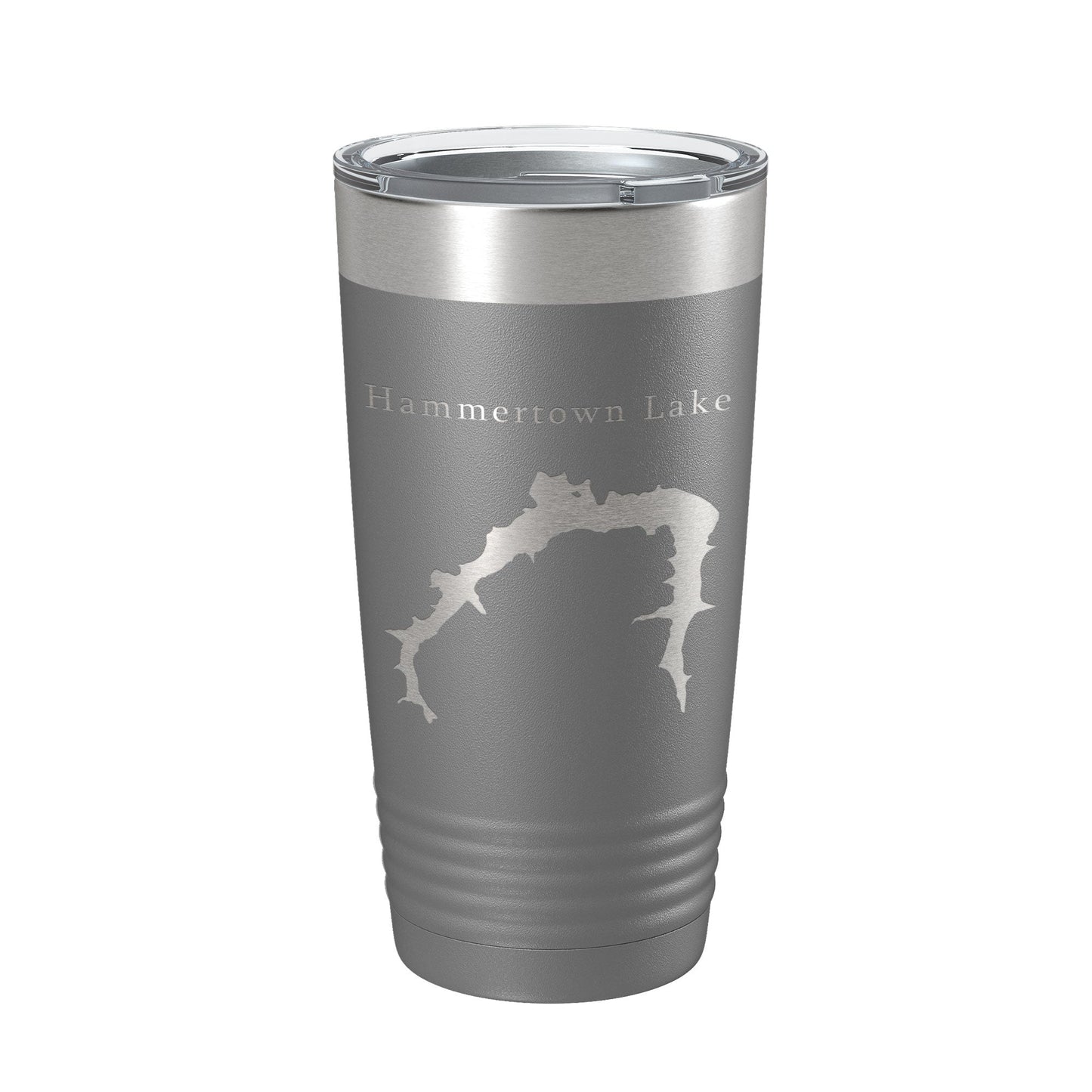 Hammertown Lake Map Tumbler Travel Mug Insulated Laser Engraved Coffee Cup Jackson City Reservoir Ohio 20 oz-16