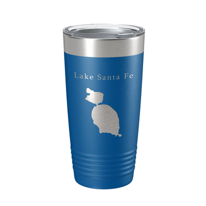 Lake Santa Fe Map Tumbler Travel Mug Insulated Laser Engraved Coffee Cup Florida 20 oz-6